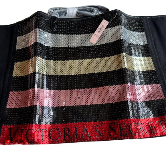 Victoria's Secret Multicolor Sequin Tote Bag and matching Clutch - Picture 2 of 16